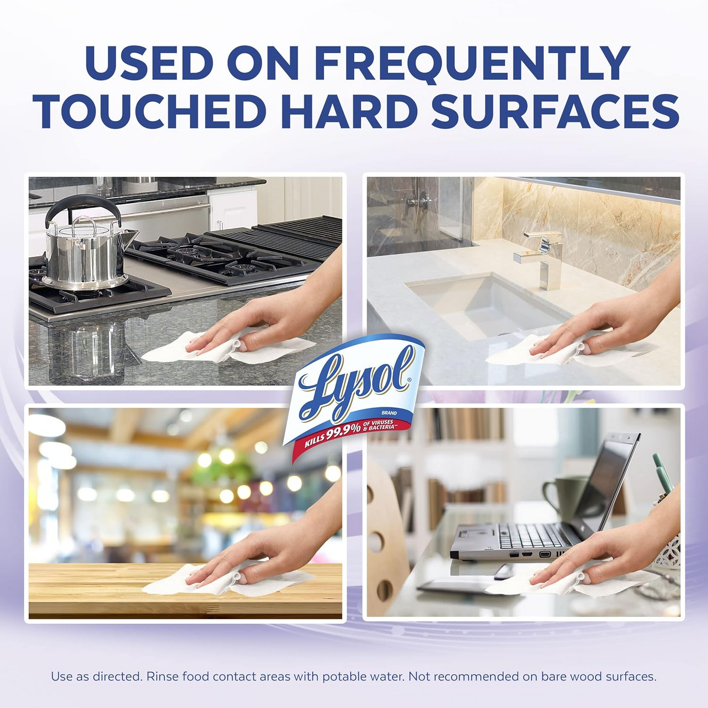 Lysol Disinfectant Wipes, Multi-Surface Antibacterial Cleaning Wipes, For Disinfecting and Cleaning, Early Morning Breeze, 80 Count