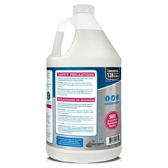OdoBan Pet Solutions No Rinse Neutral pH Floor Cleaner Concentrate, 1 Gallon