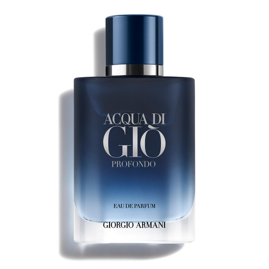Armani Beauty Acqua di Giò Profondo Eau de Parfum for Men – Fresh Aromatic Cologne with Mandarin, Lavender & Cedarwood Notes