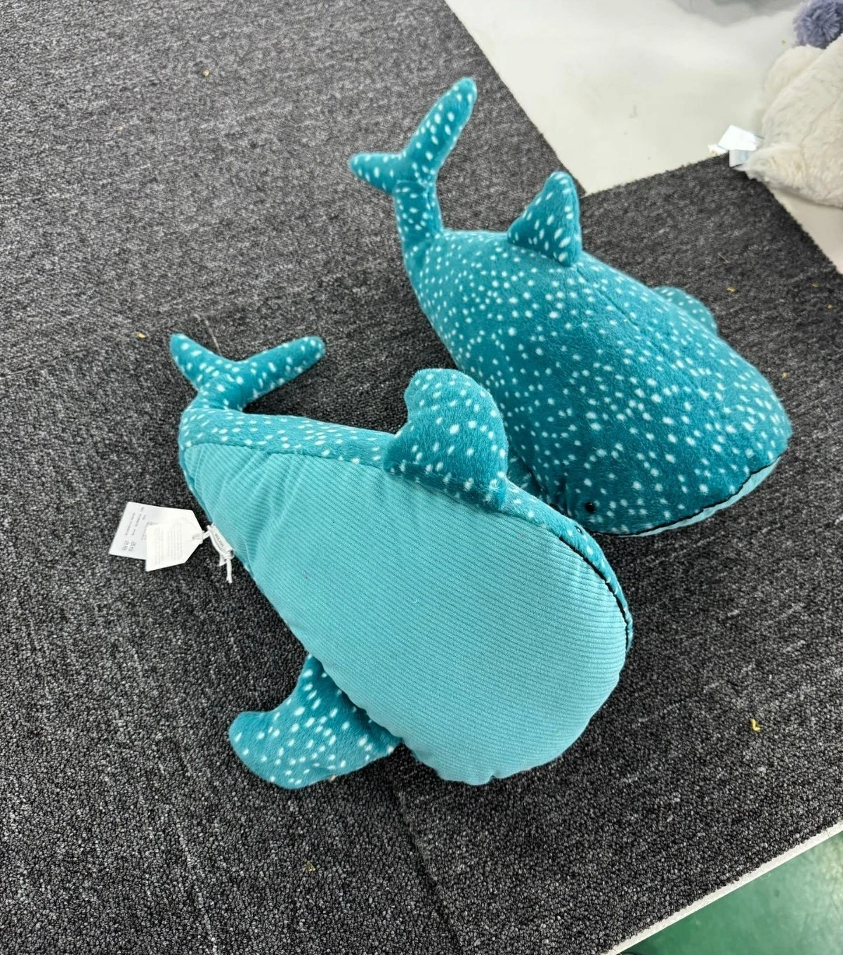 High-Quality Plush Whale Shark Toy – Soft Stuffed Ocean Animal with Dust Bag