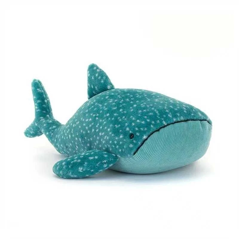 High-Quality Plush Whale Shark Toy – Soft Stuffed Ocean Animal with Dust Bag
