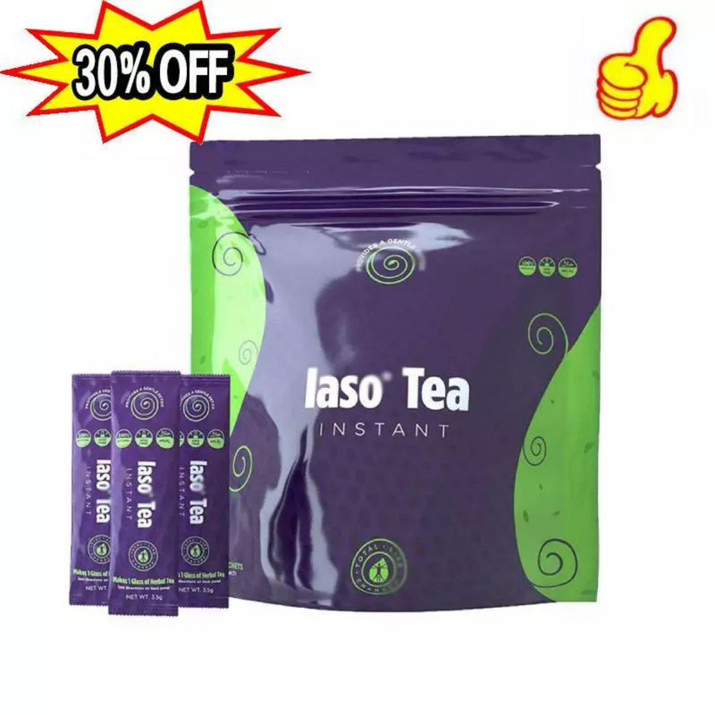 Laso Tea – Natural Herbal Slimming & Detox Tea (25 Sachets)