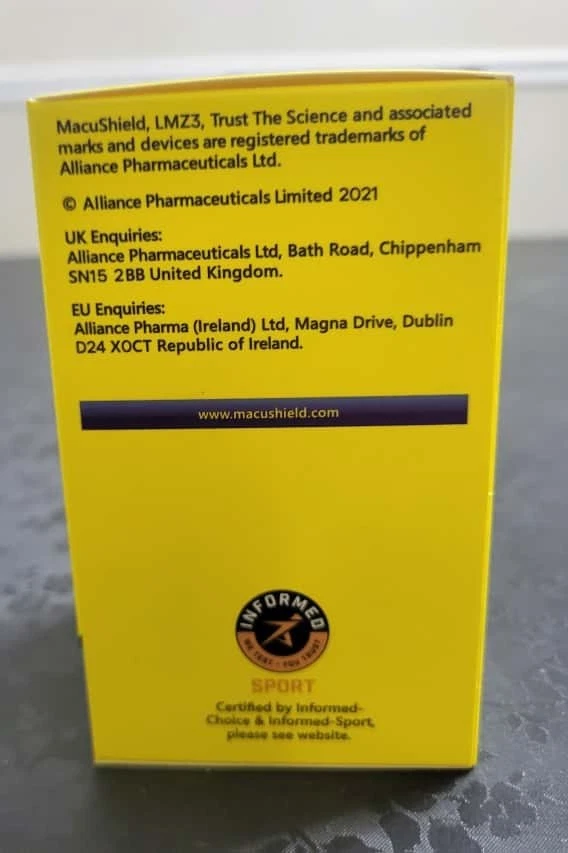 Macushield Original+ Eye Supplement 90 Capsules Supports Vision Health
