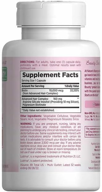 Nature’s Bounty Hair Growth Support  90 Capsules – Essential Vitamins