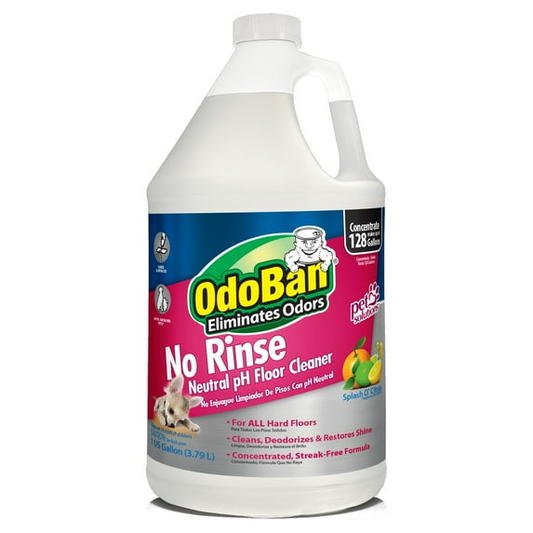 OdoBan Pet Solutions No Rinse Neutral pH Floor Cleaner Concentrate, 1 Gallon