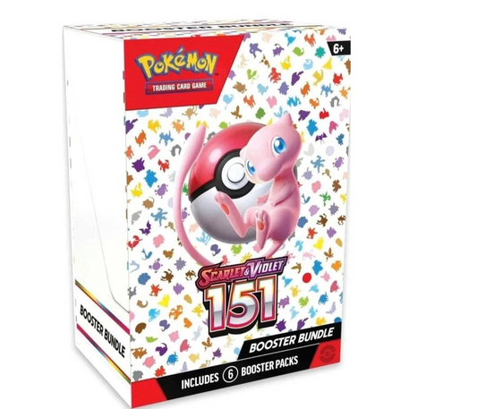 Pokemon TCG Scarlet & Violet 151 Booster Bundle Sealed New (6 packs)