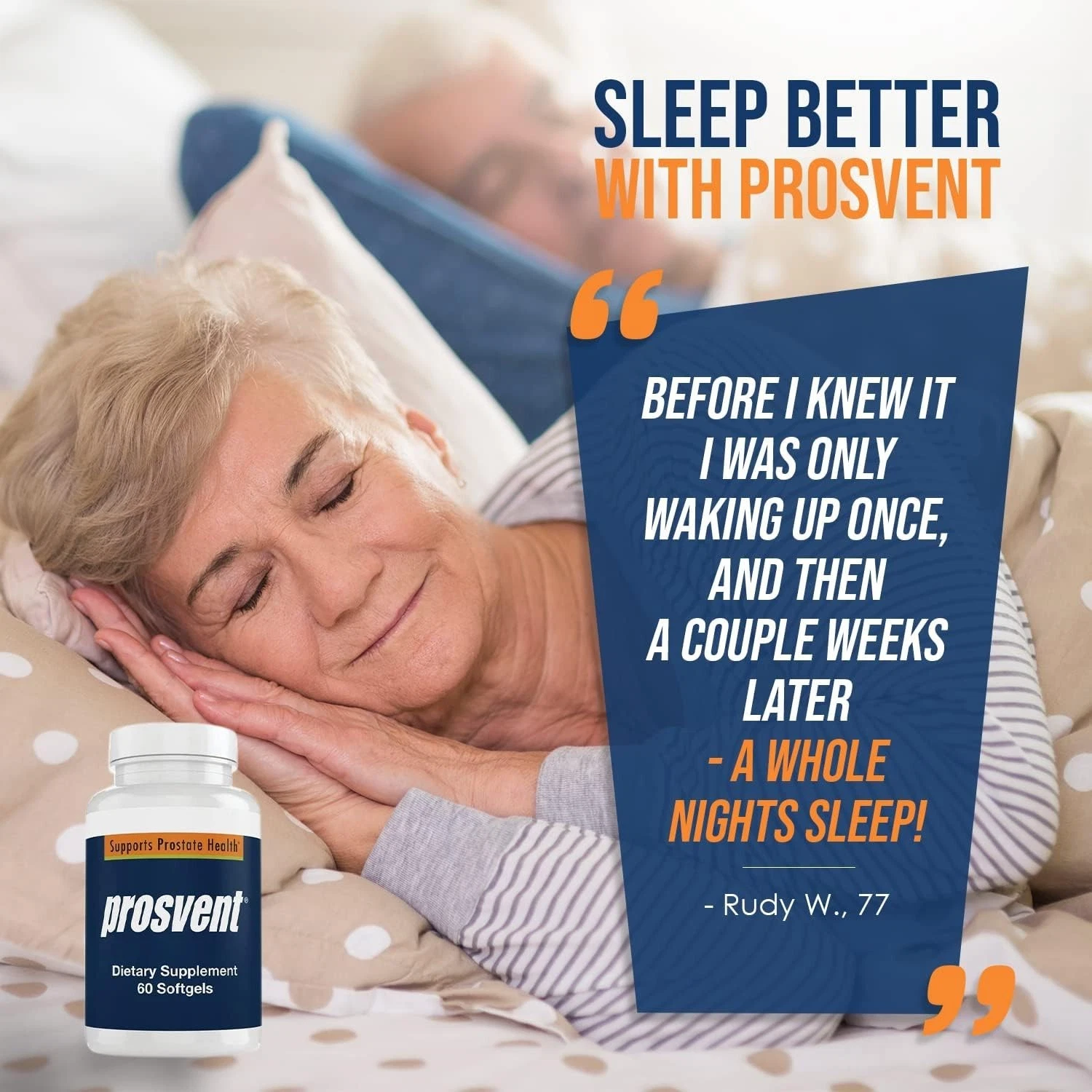 Prosvent Advanced Men’s Prostate Support – Natural Formula with Saw Palmetto & Vitamin D 60 Softgel