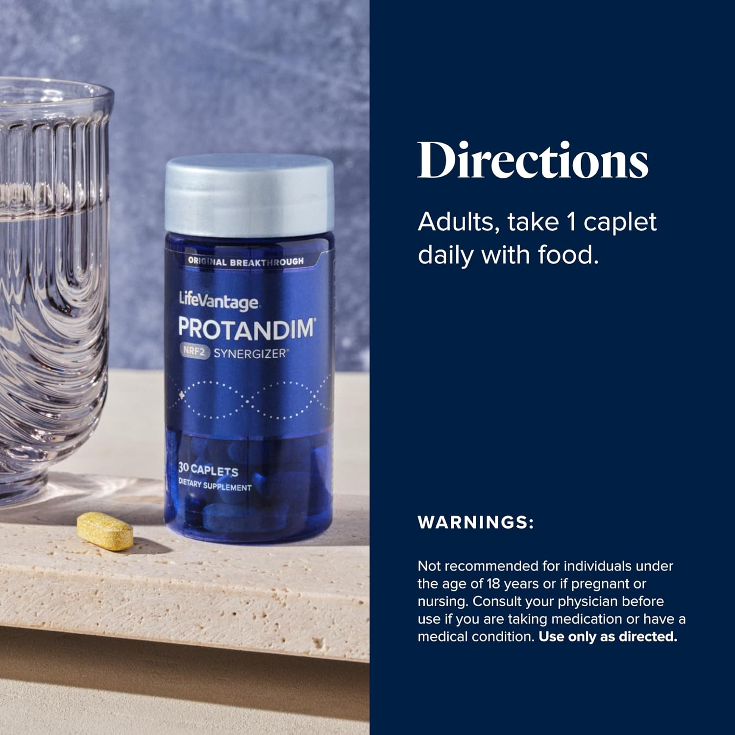 Protandim Nrf2 Synergizer – Nrf2 Activator Antioxidant Supplement for Healthy Aging & Cellular Health | Ashwagandha, Turmeric, Milk Thistle | 30 Caplets
